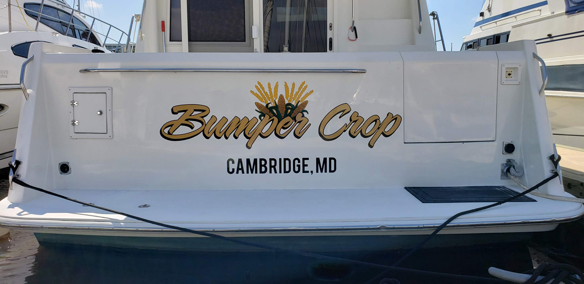 Boat Lettering - Southern Sign Company